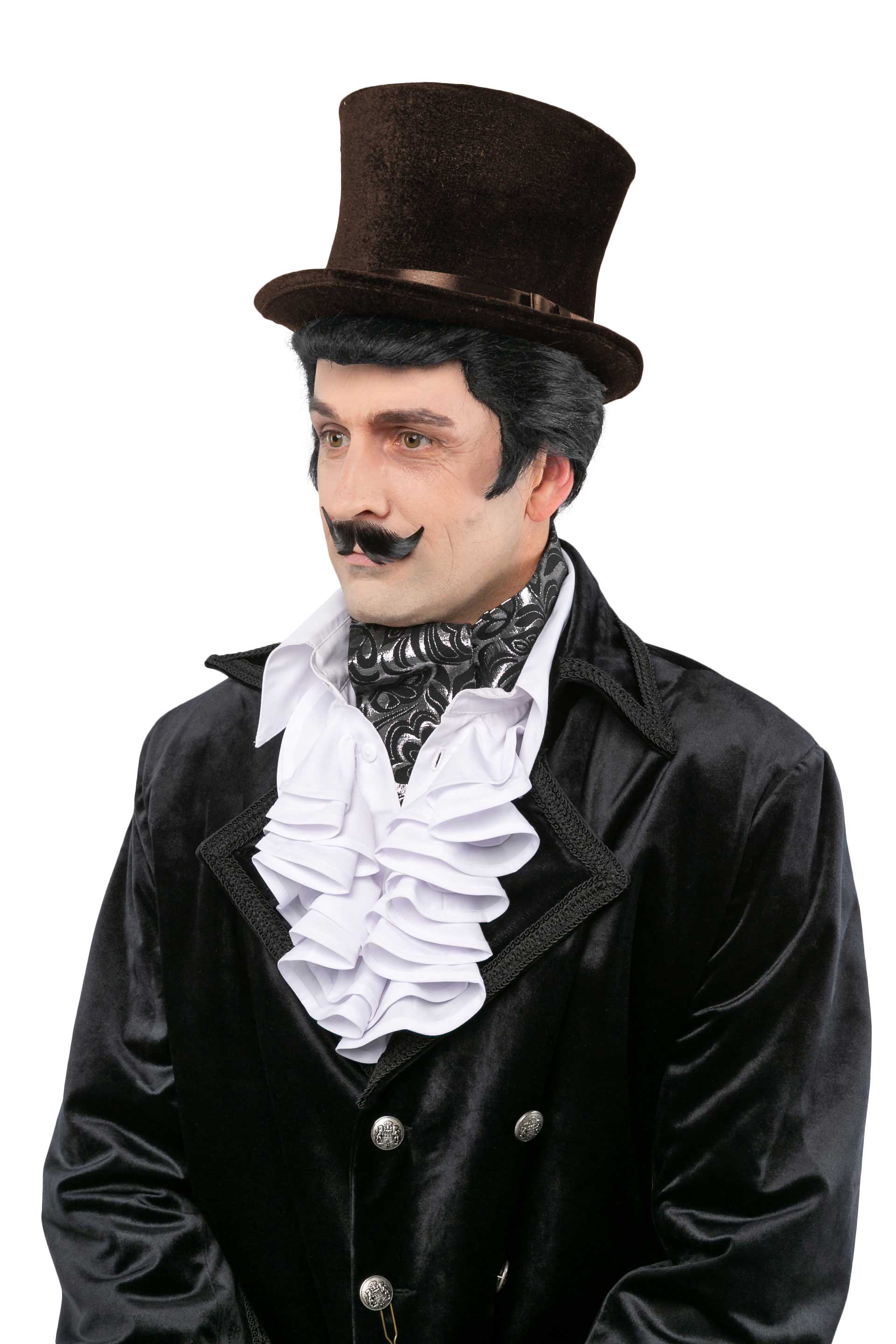 Cylinder velvet tall, brown