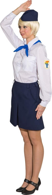 Young woman Pioneer uniform