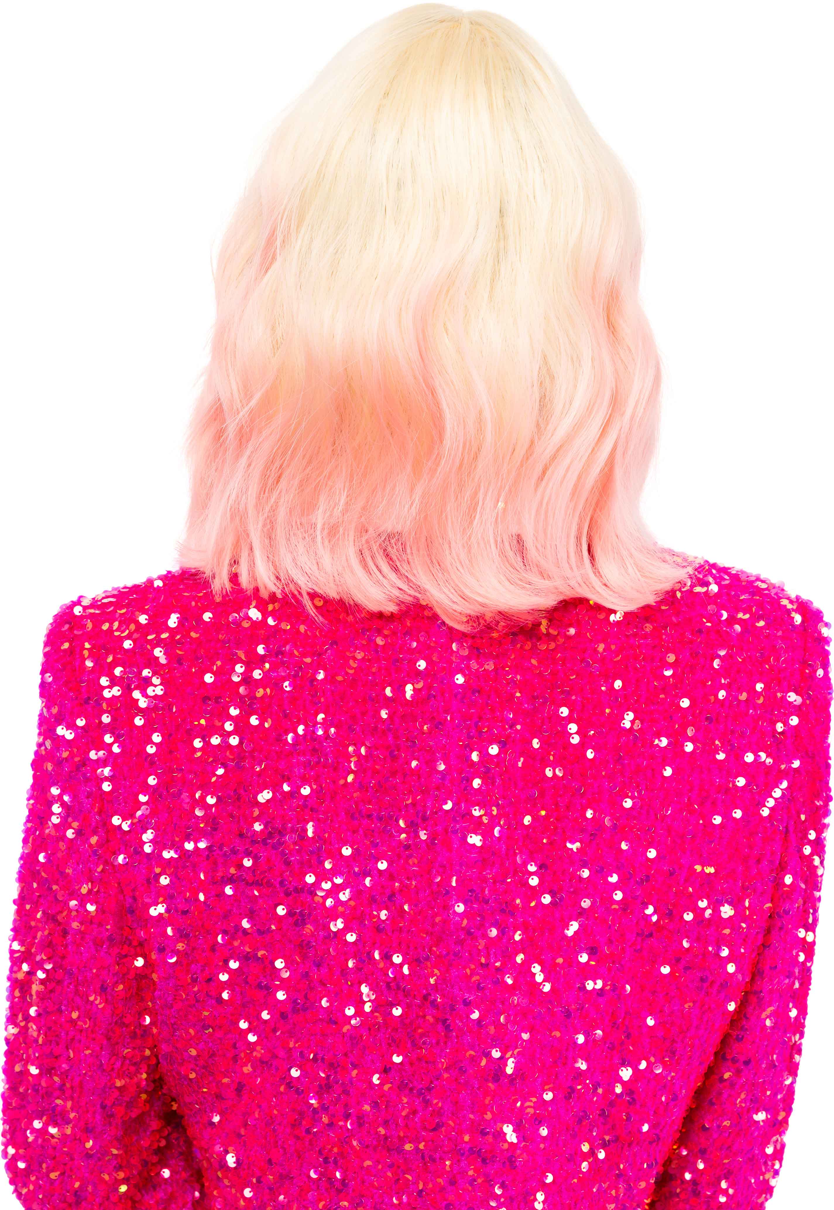Carson wig, pink