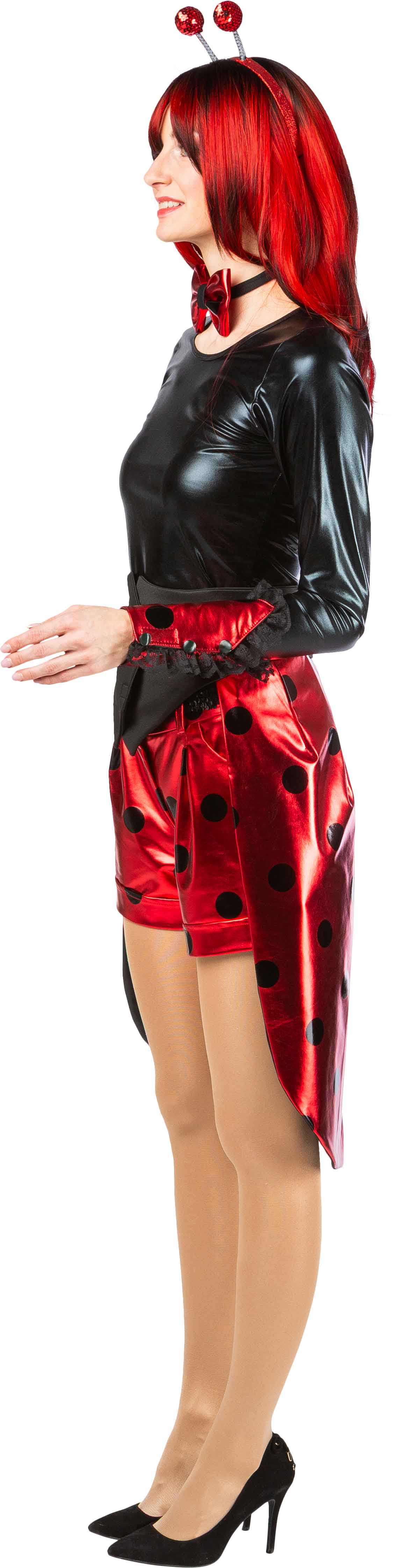Damen Hotpants, Marienkäfer