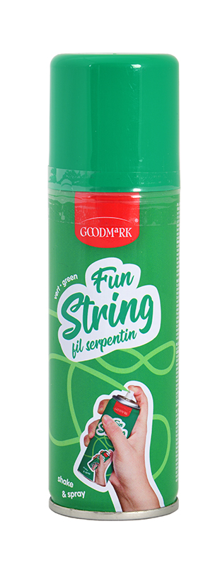 Luftschlangenspray, grün