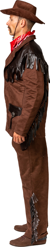 Jacke Western Wildlederimitat