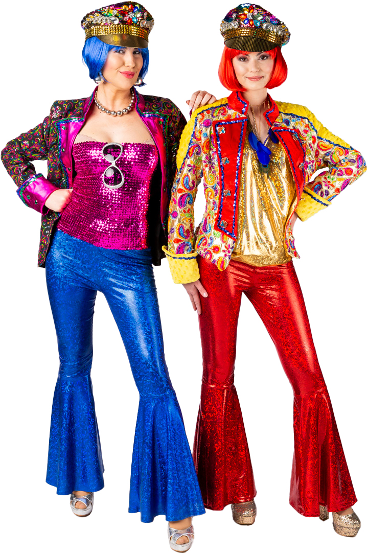 Schlaghose, blau, 34/36