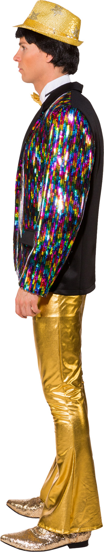 Flared pants, gold