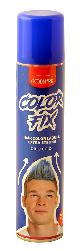 Hairspray coloured, blue