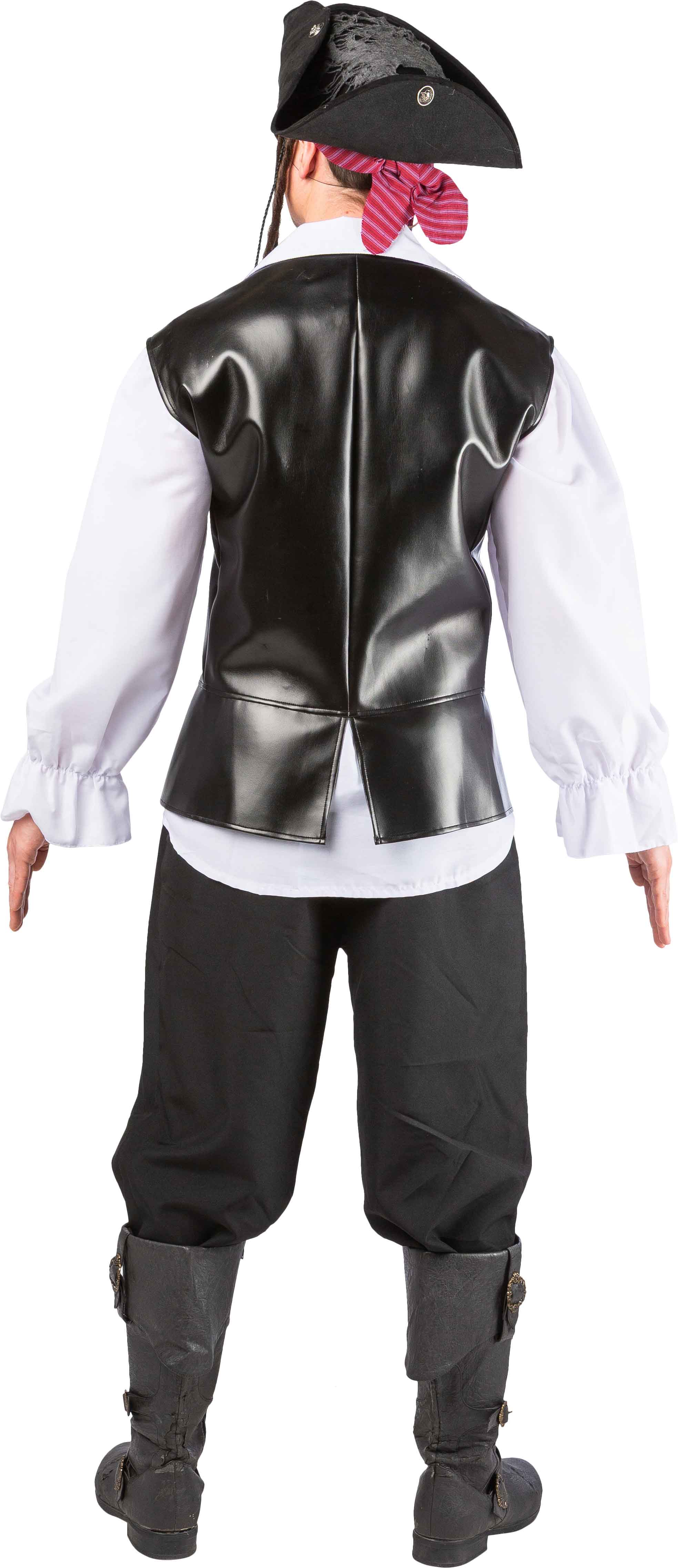 Leather pirate waistcoat