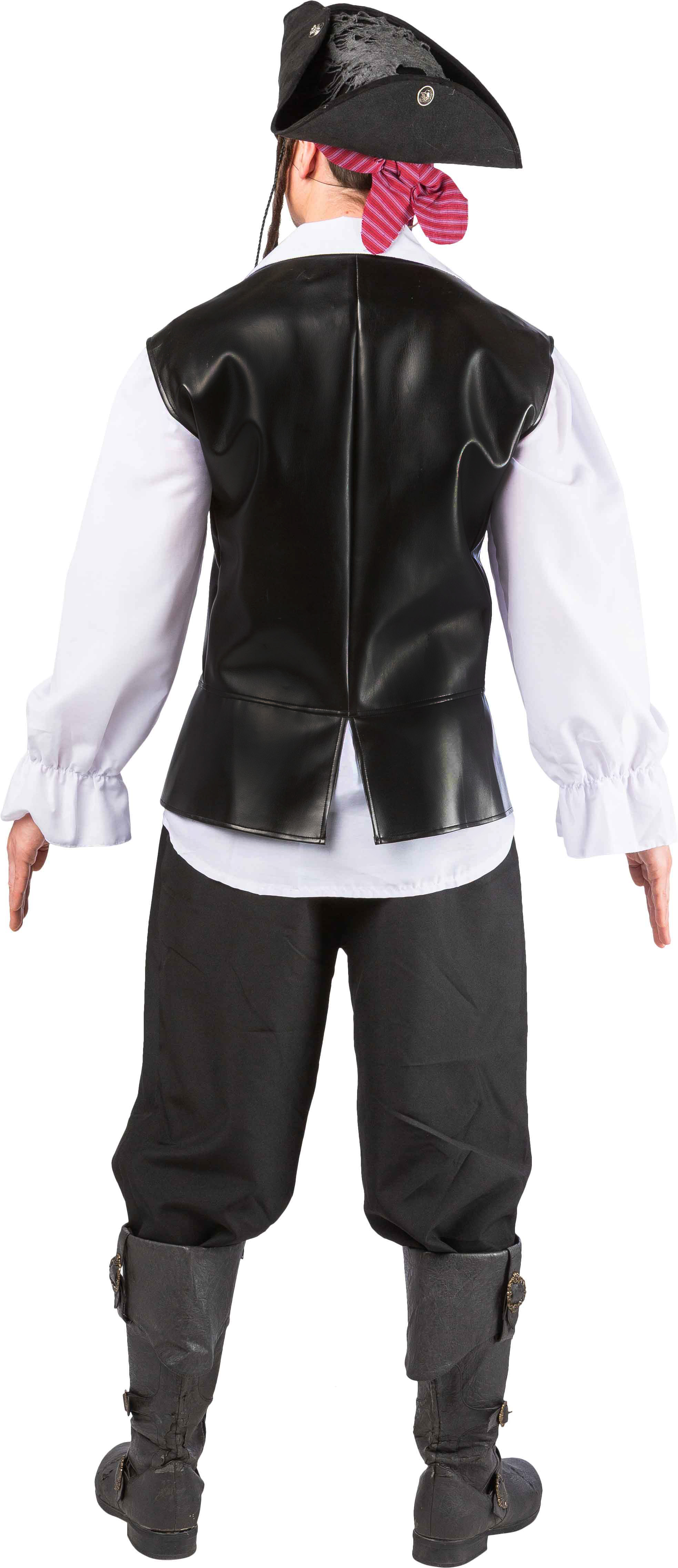 Gilet en cuir de pirate
