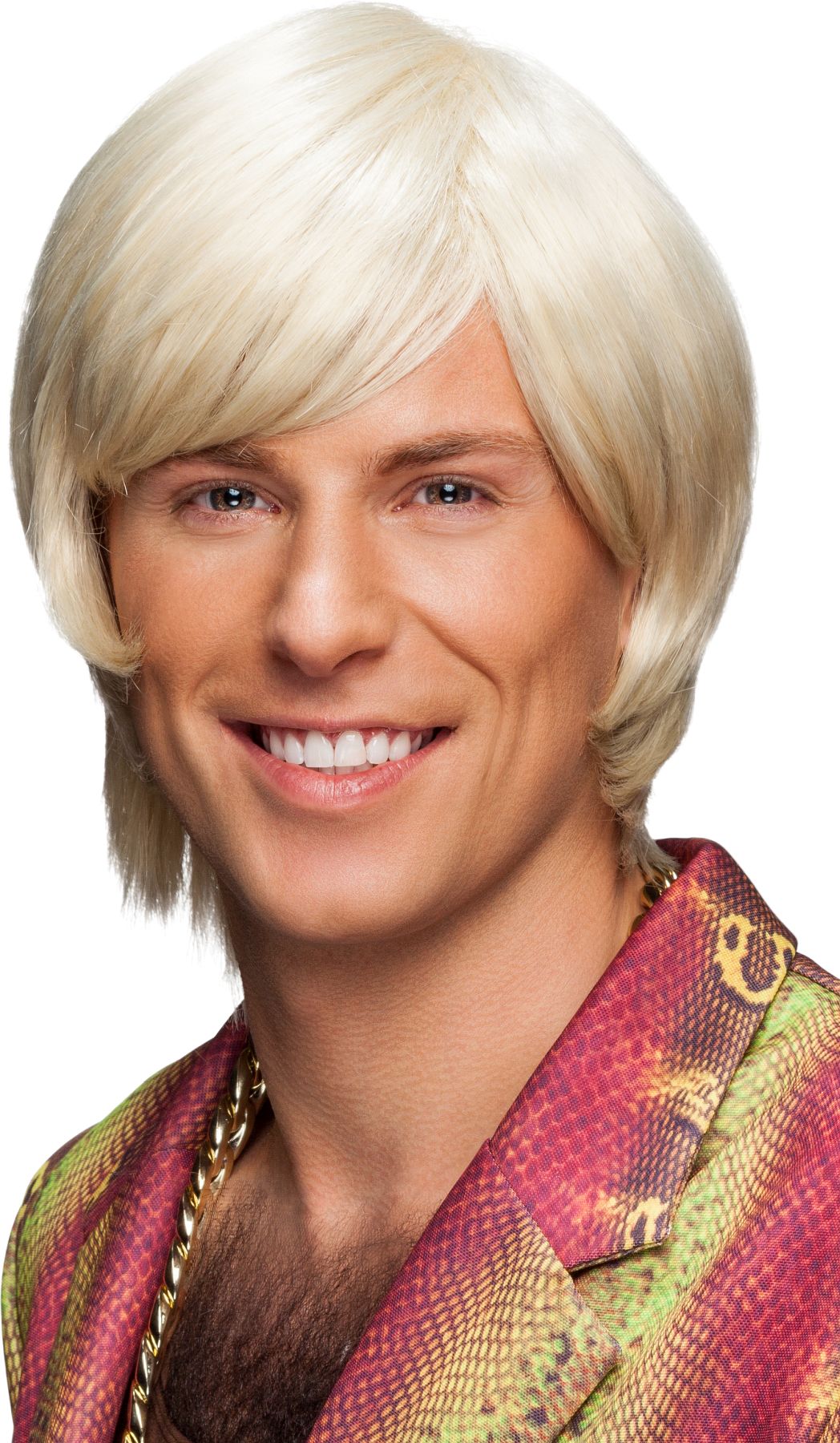 Men's wig, blonde