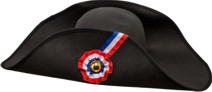 Bicorne hat, french general