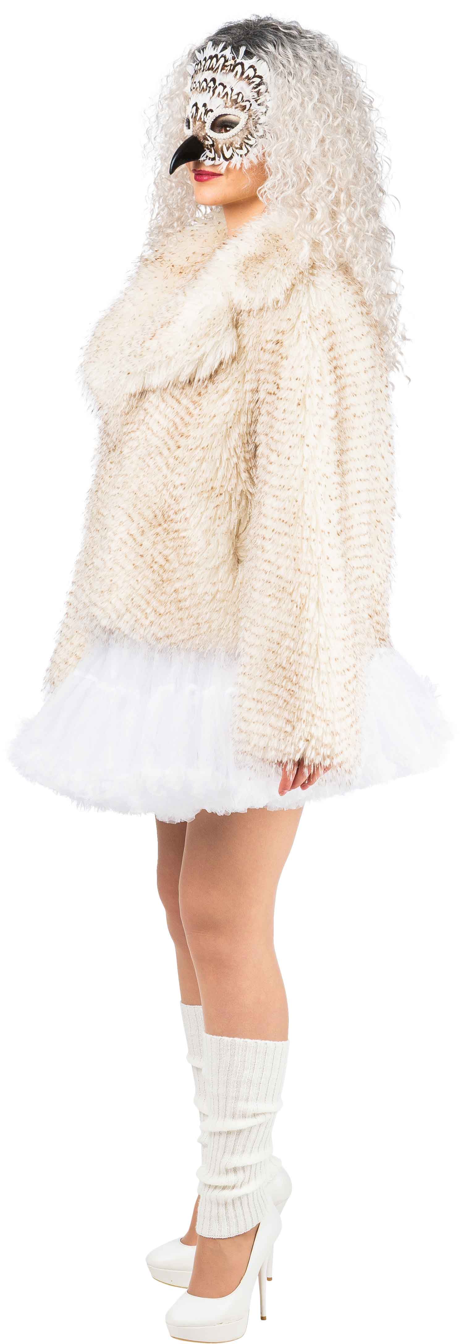 Short tutu with a frill, white