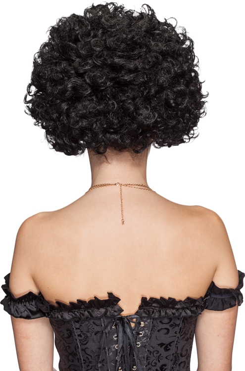 Big curls wig, black