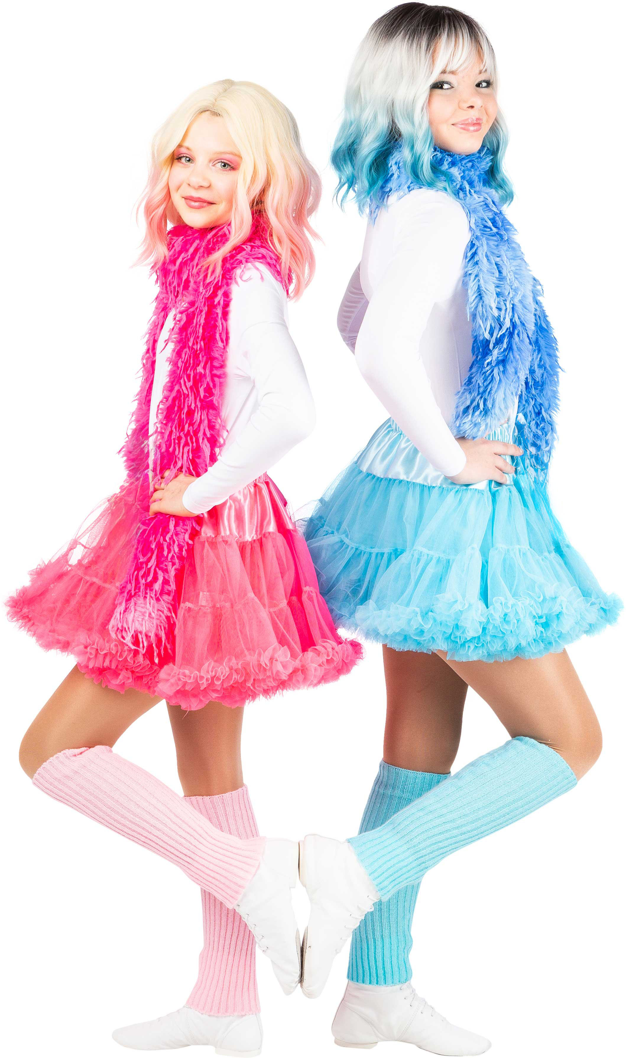 Kinderpetticoat mit Rüschchen, pink