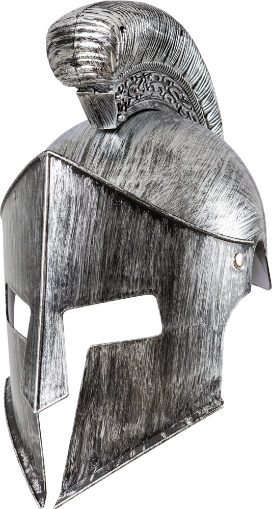 Gladiator-Helm, silber für Erwachsene