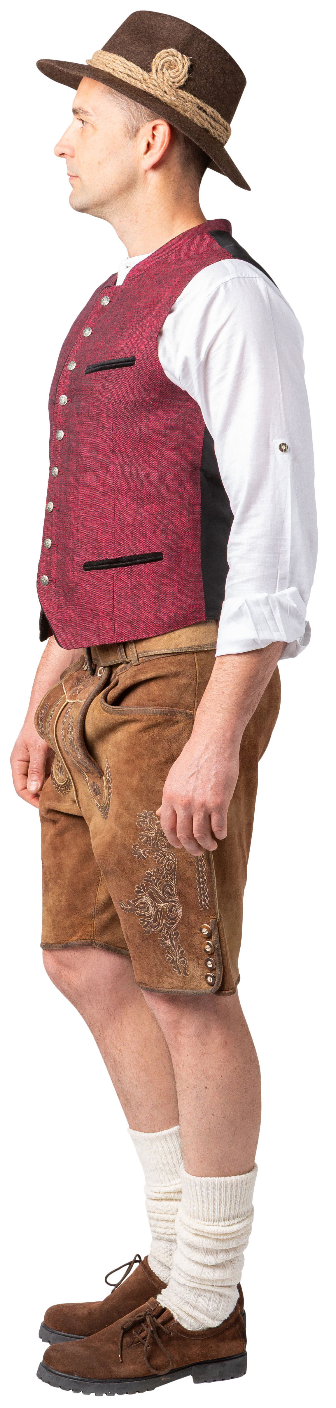 Lederhose, kurz rost 