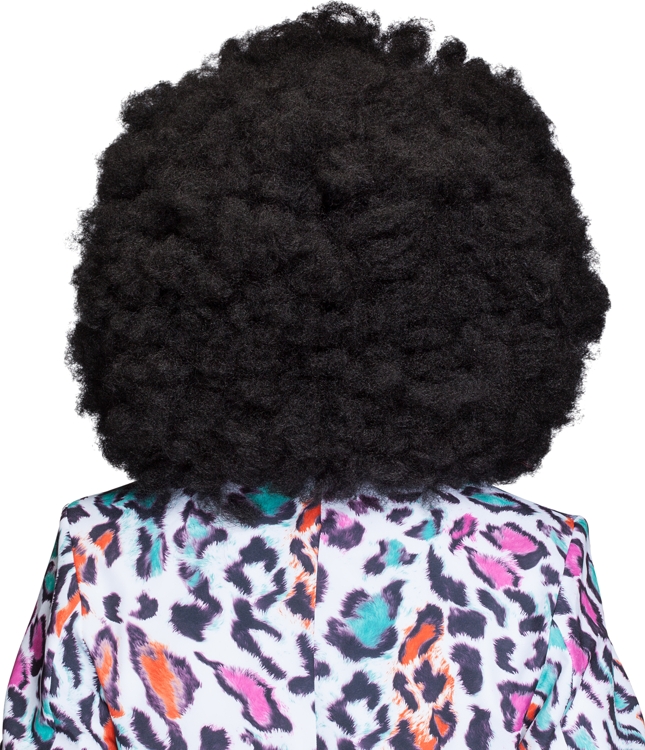 Perruque Super Afro, noire