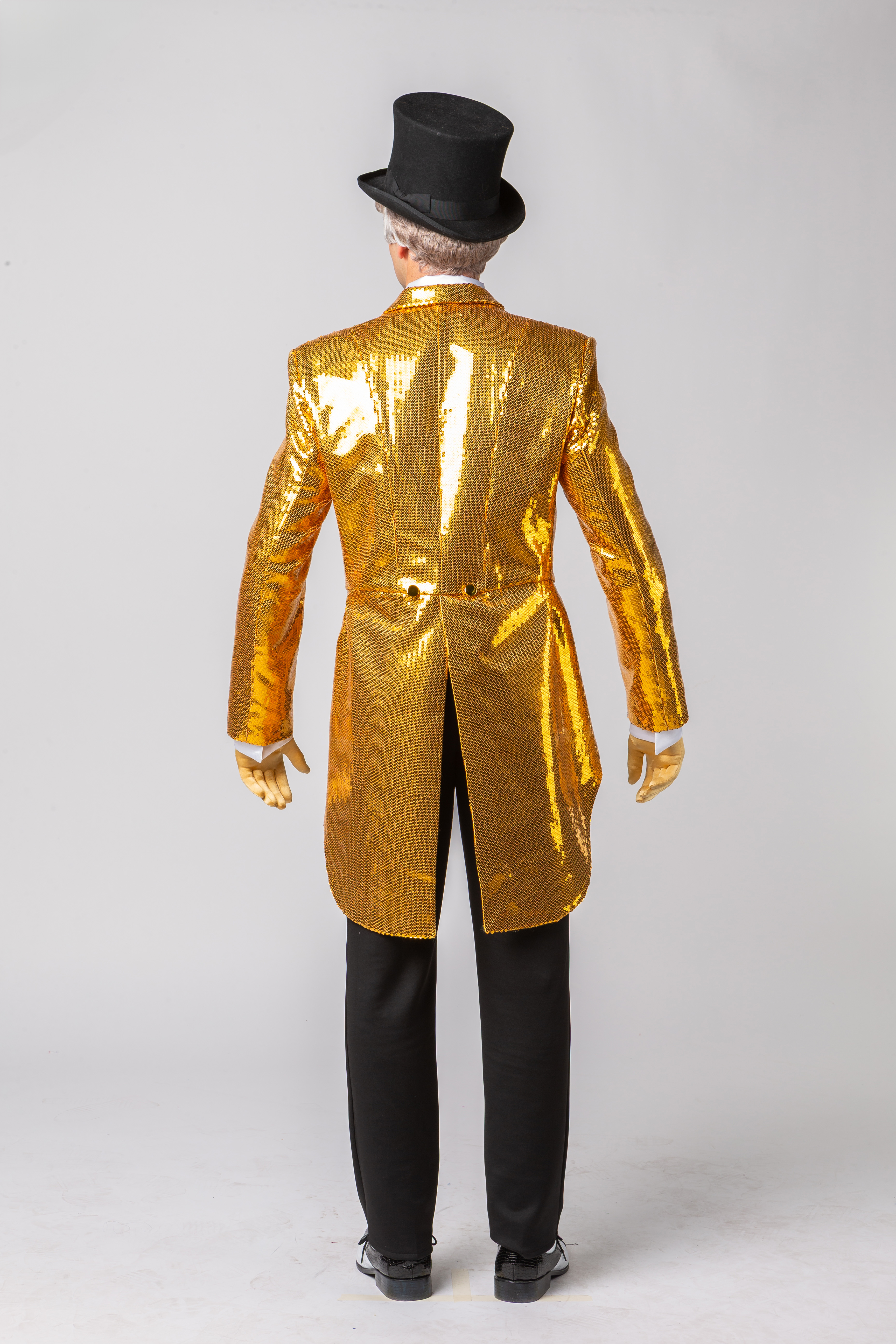 Mens tailcoat sequin, gold Mens tailcoat sequin, gold