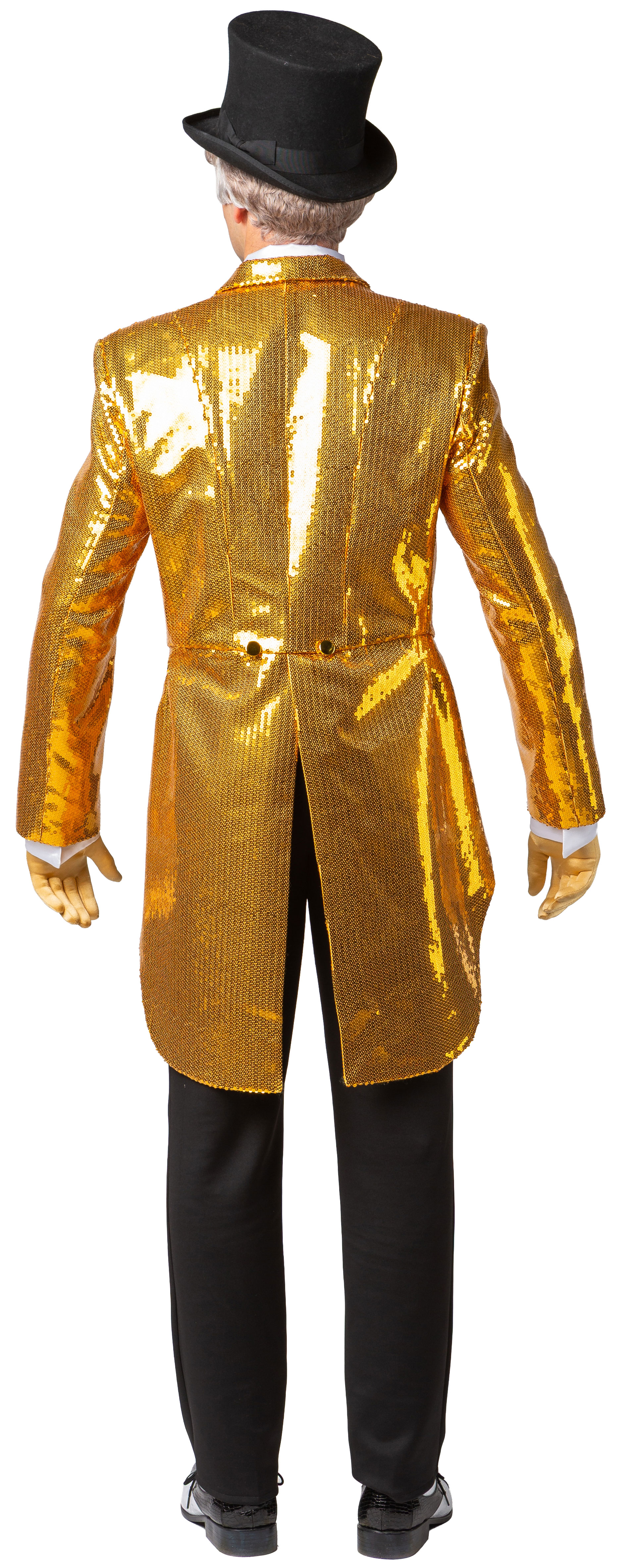 Herrenfrack Paillette, gold 