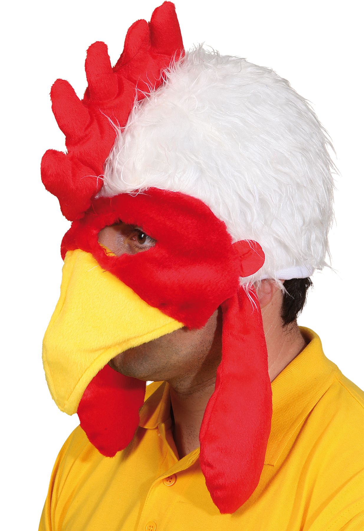 Plush mask, rooster