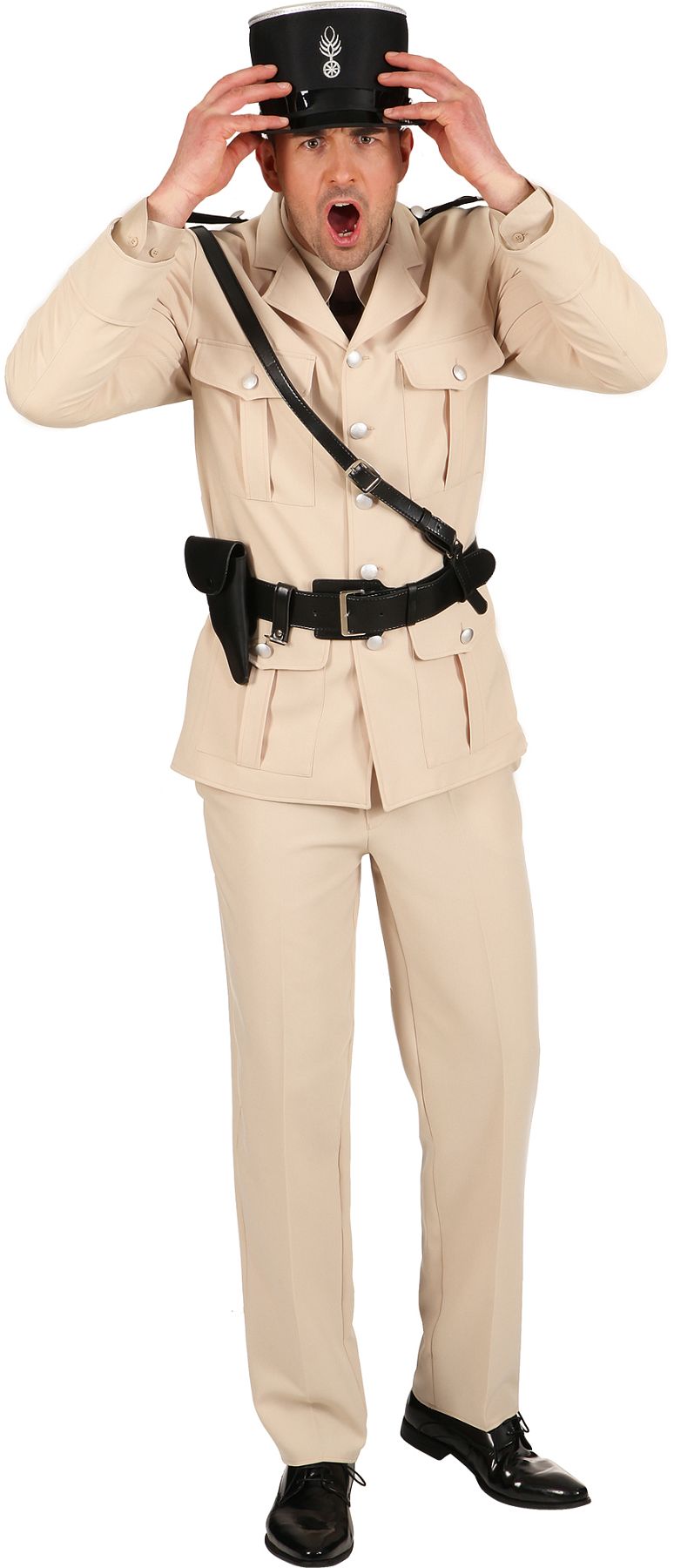 Kostüm Französischer Polizist, beige