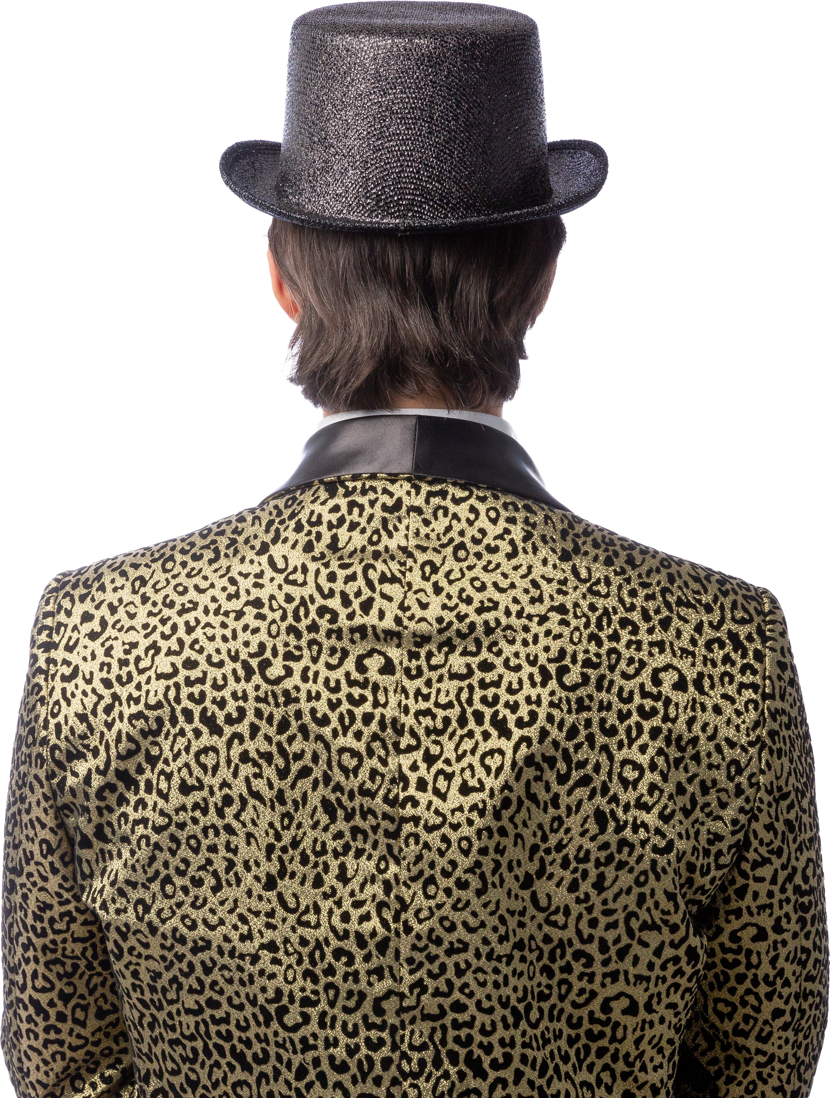 Châpeau cylindre Lurex, noir