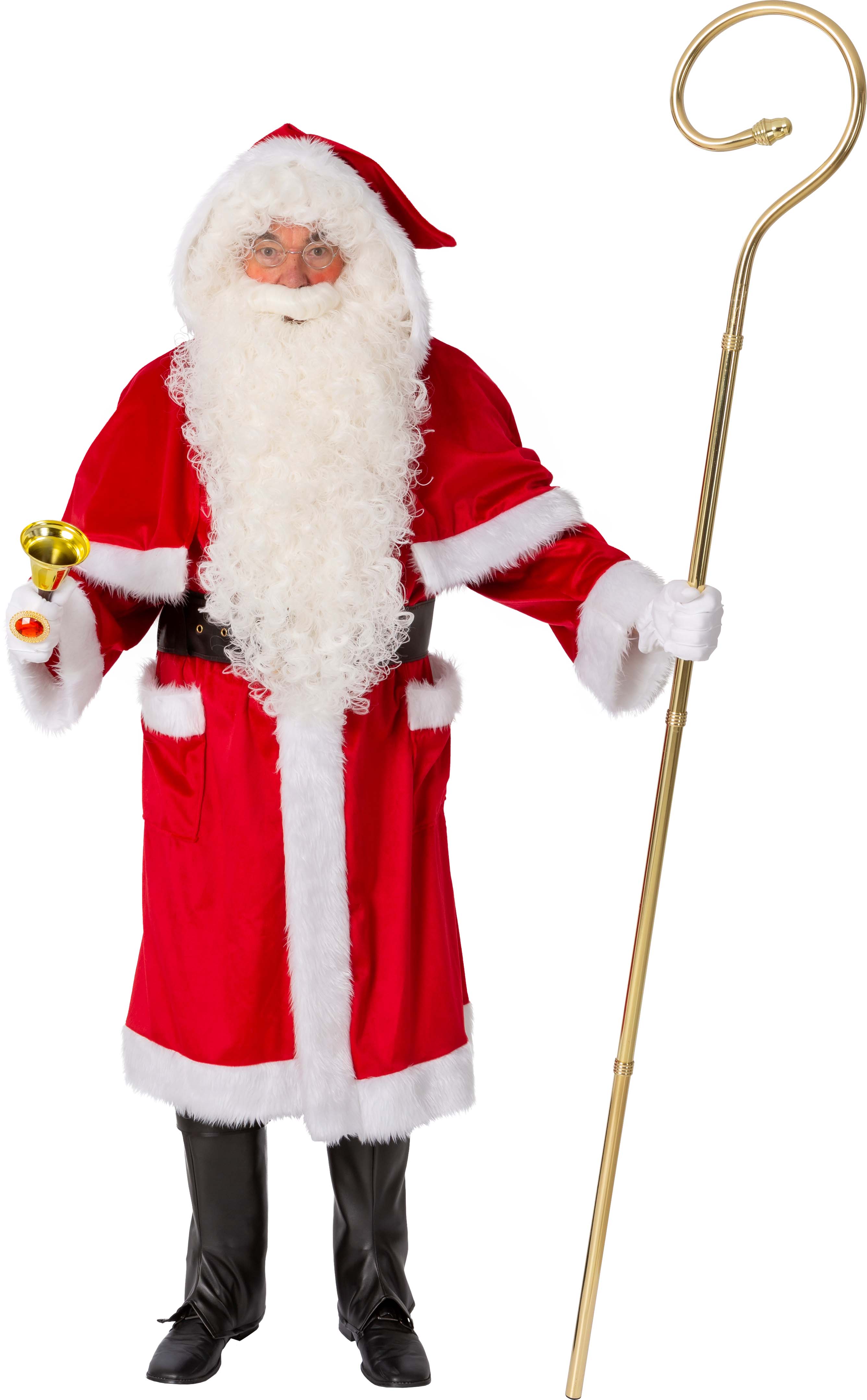 Manteau de Père Noël avec pèlerine