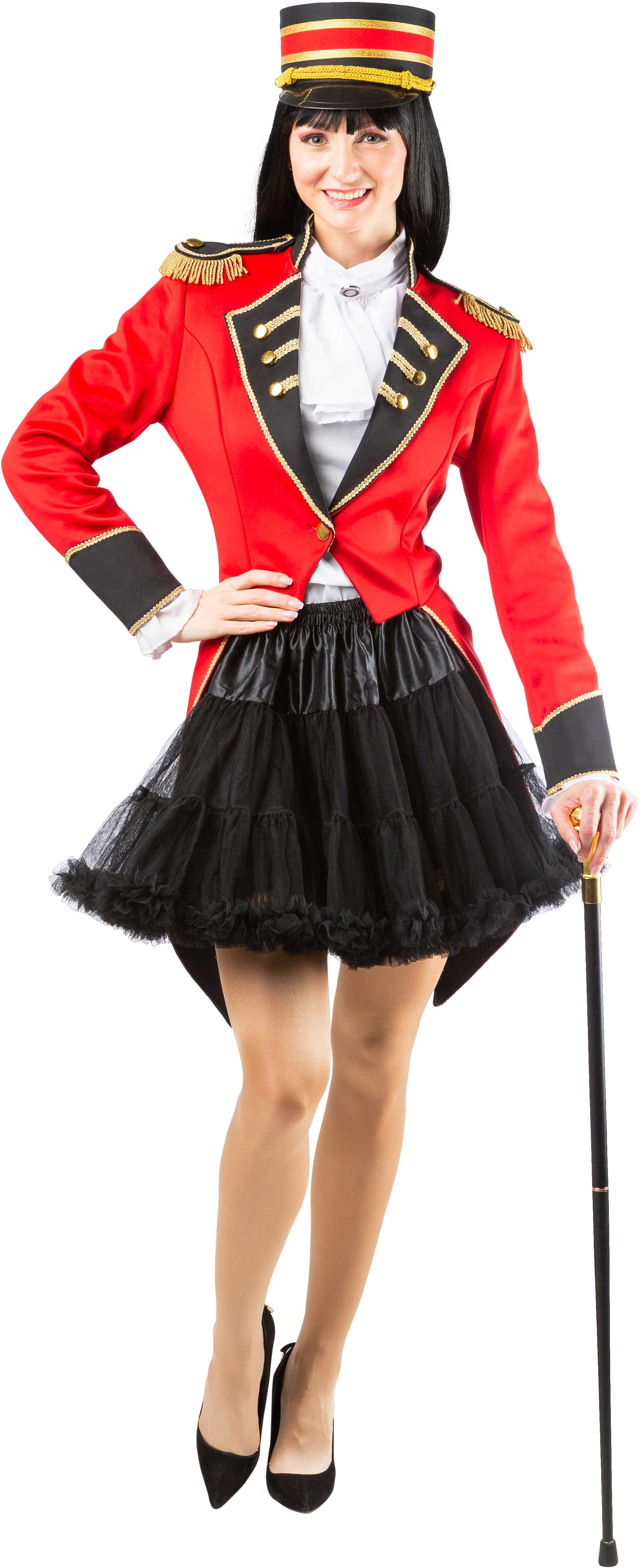 Short tutu with a frill, black