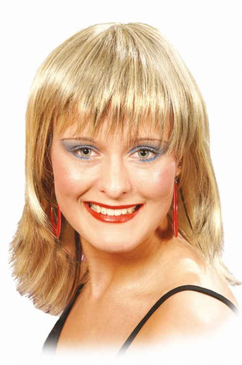 Damenperücke stufig, meliert 