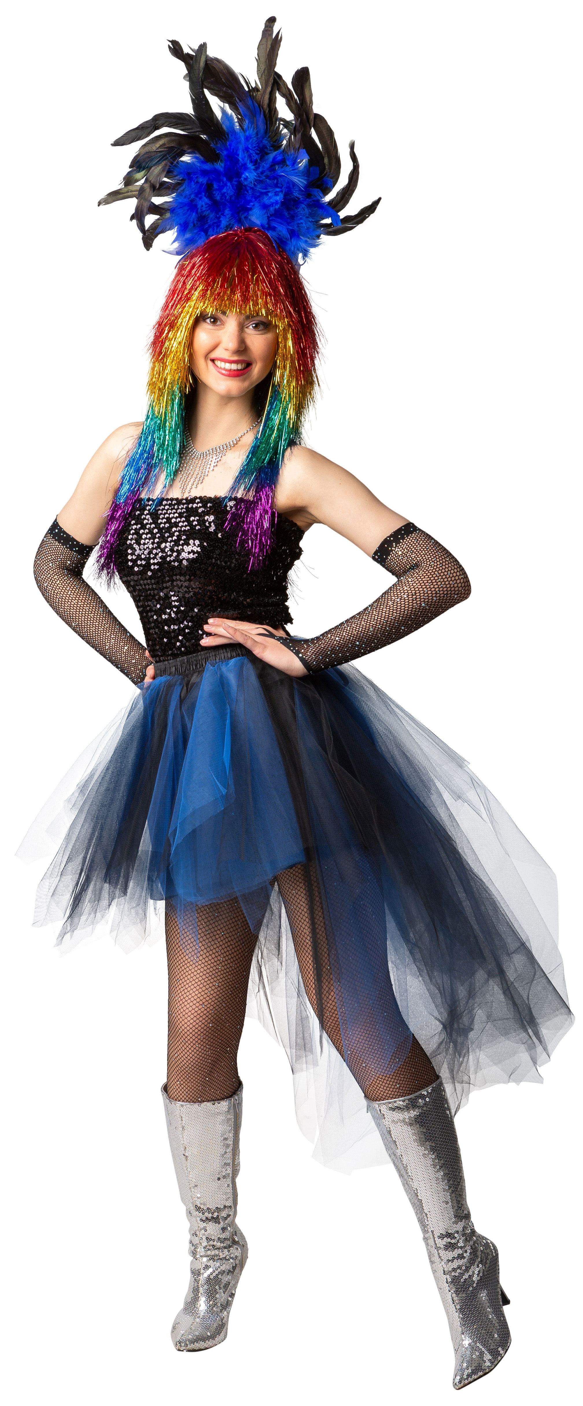 Tutu Vokuhila, blue/black