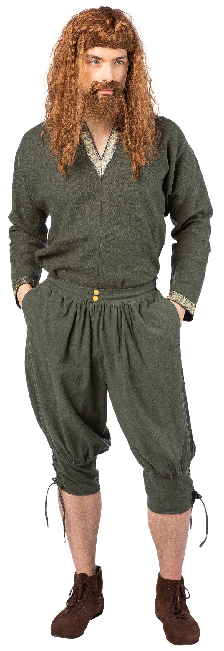 Historische Kniebundhose, grün