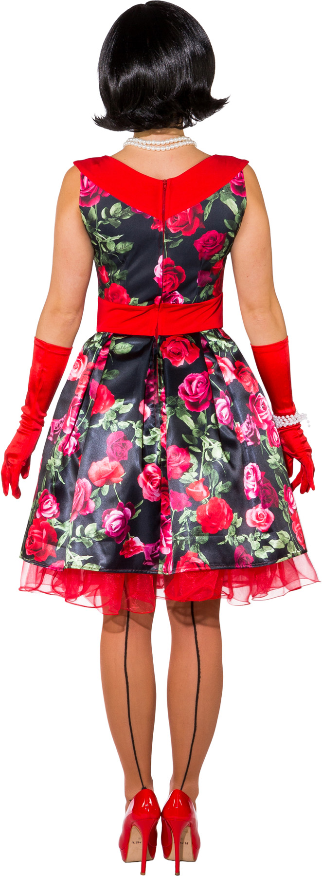 Kleid Blumen 50er Jahre