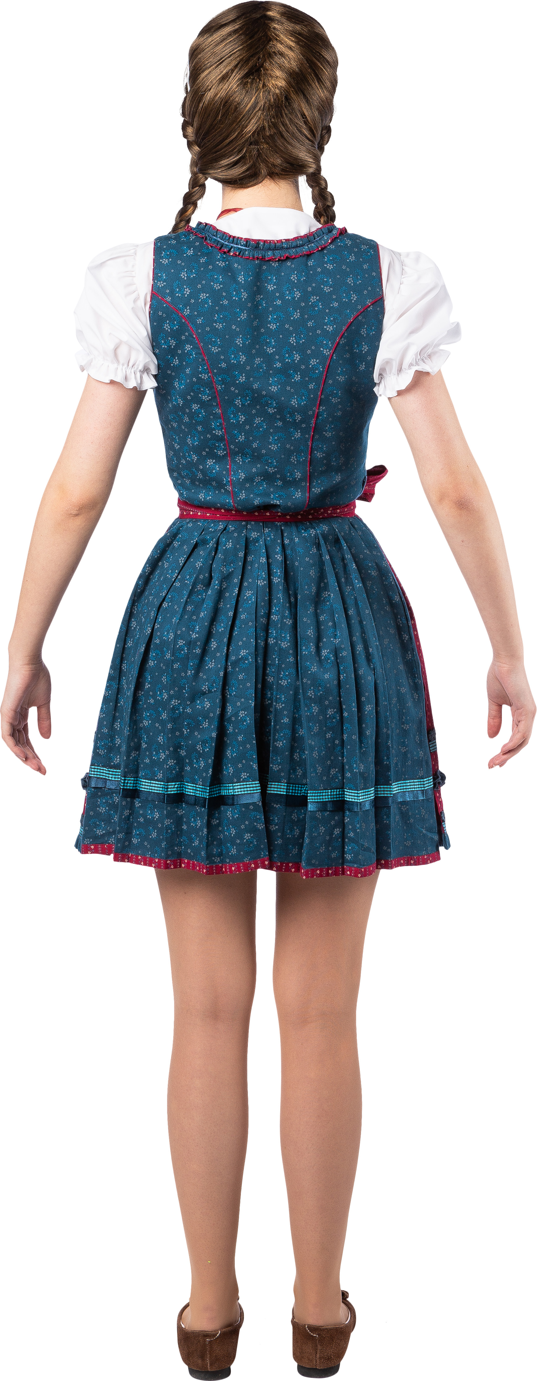 Dirndl "Valentina" blue/red 38