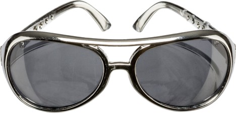 Rock'n roll glasses, silver