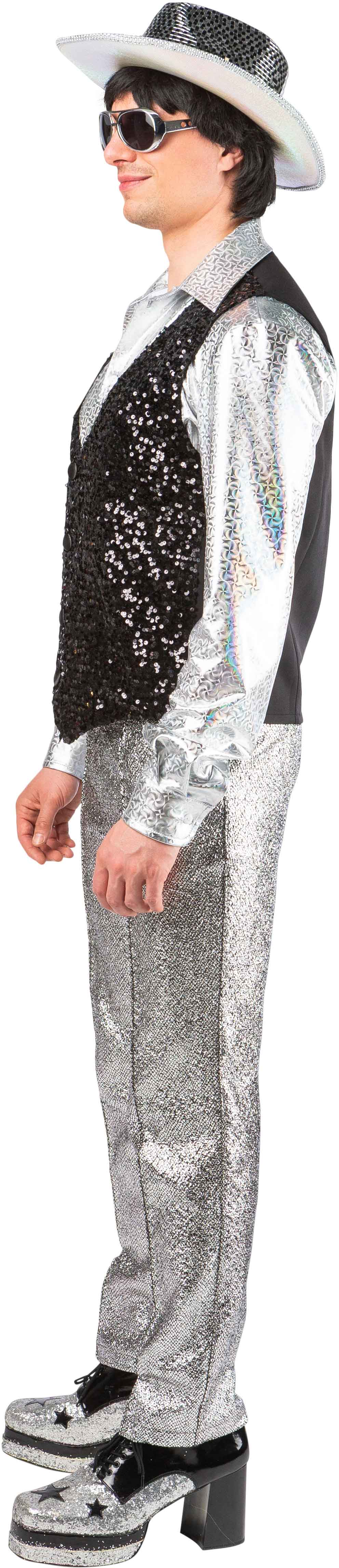 Glamour trousers, silver