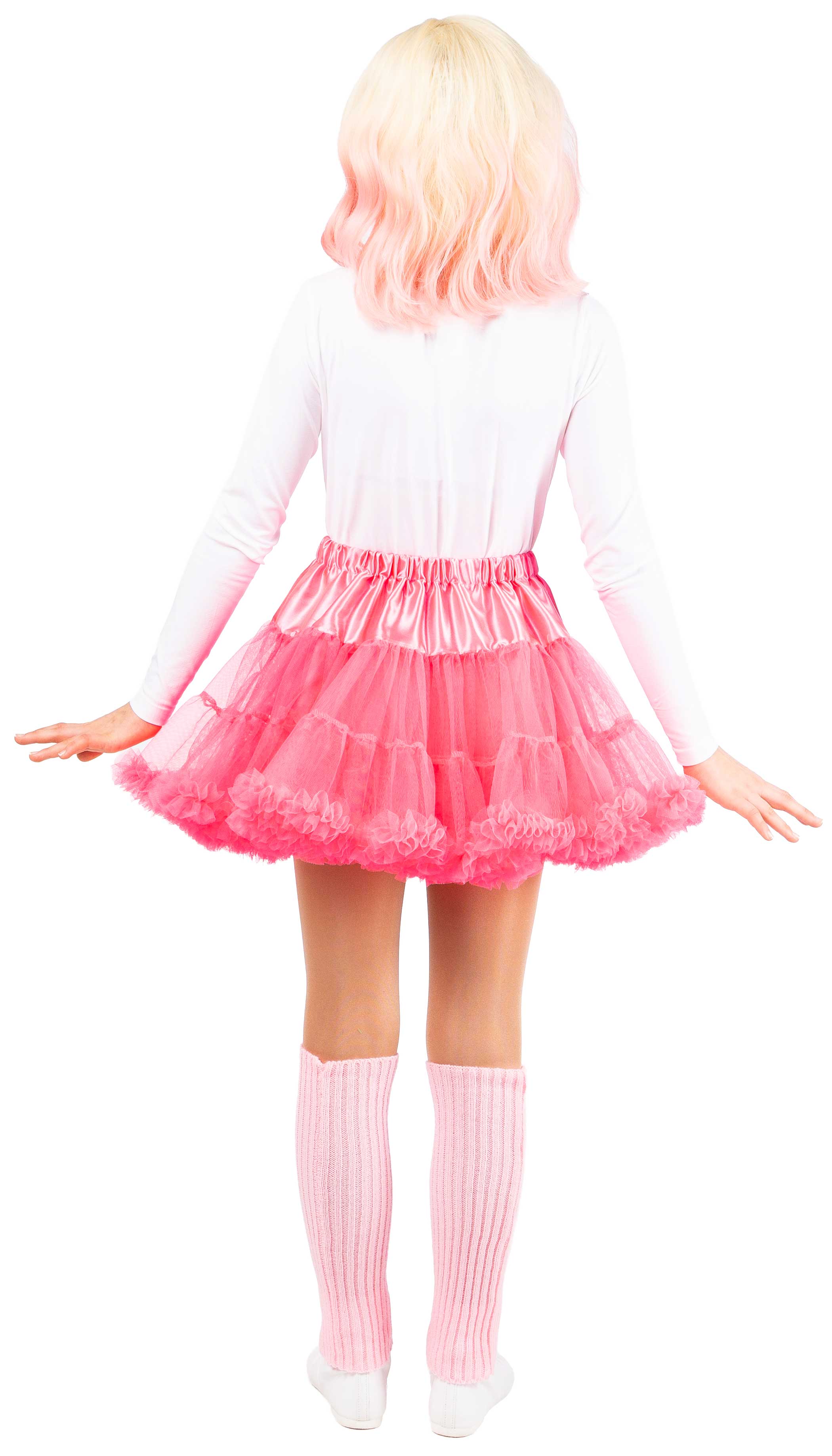 Kinderpetticoat mit Rüschchen, pink