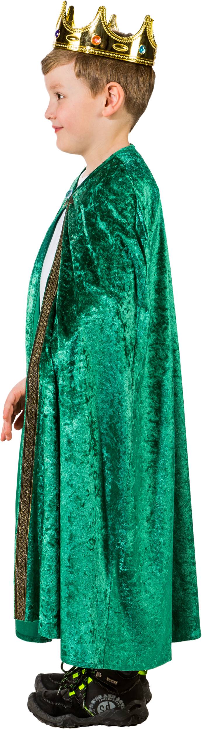 Caspar cape, green for children 