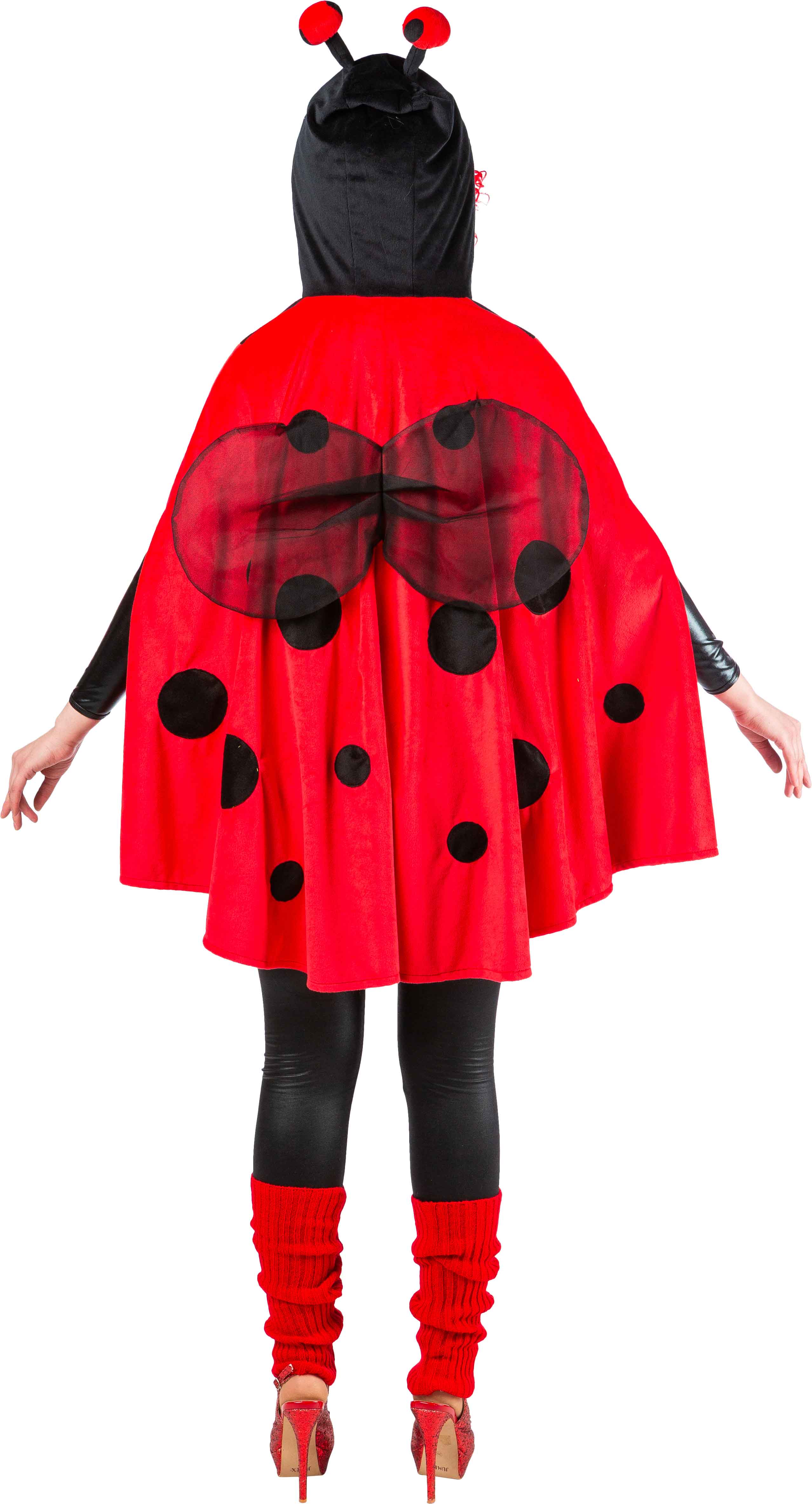 Poncho animalier, coccinelle