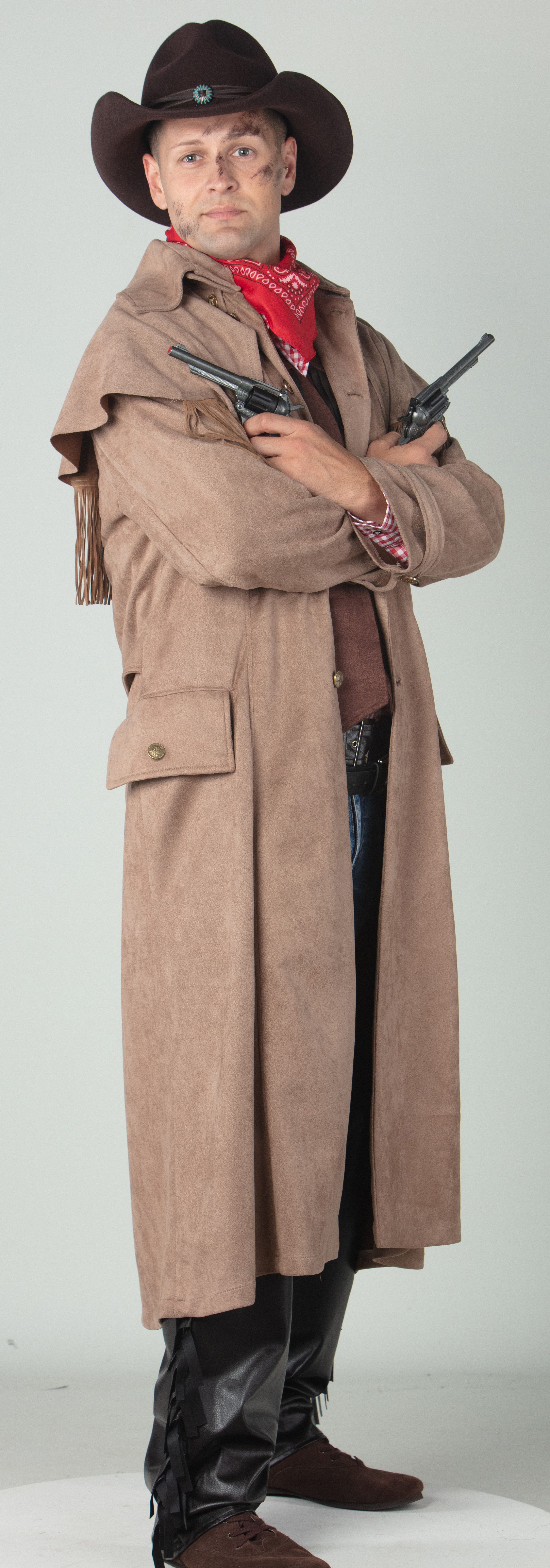 Chapeau de cowboy, marron