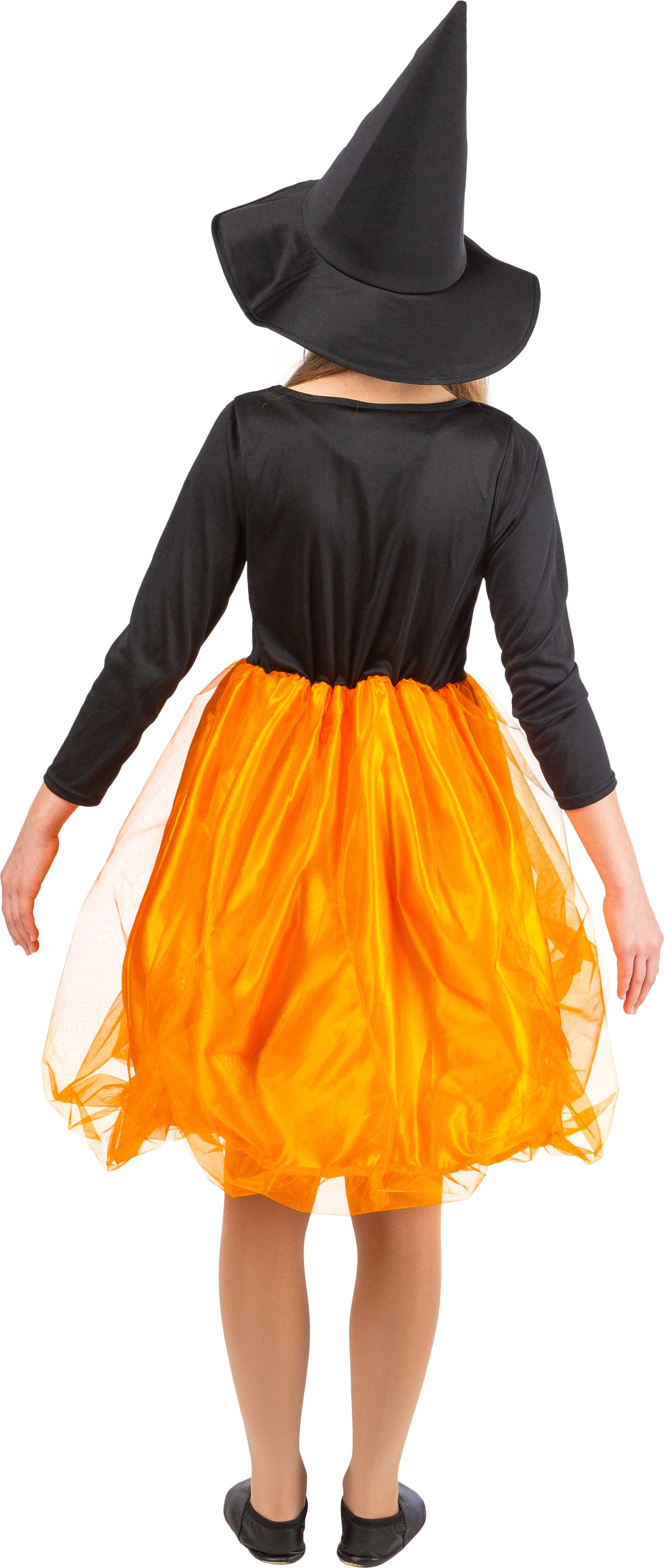 Costume enfant de sorcière citrouille