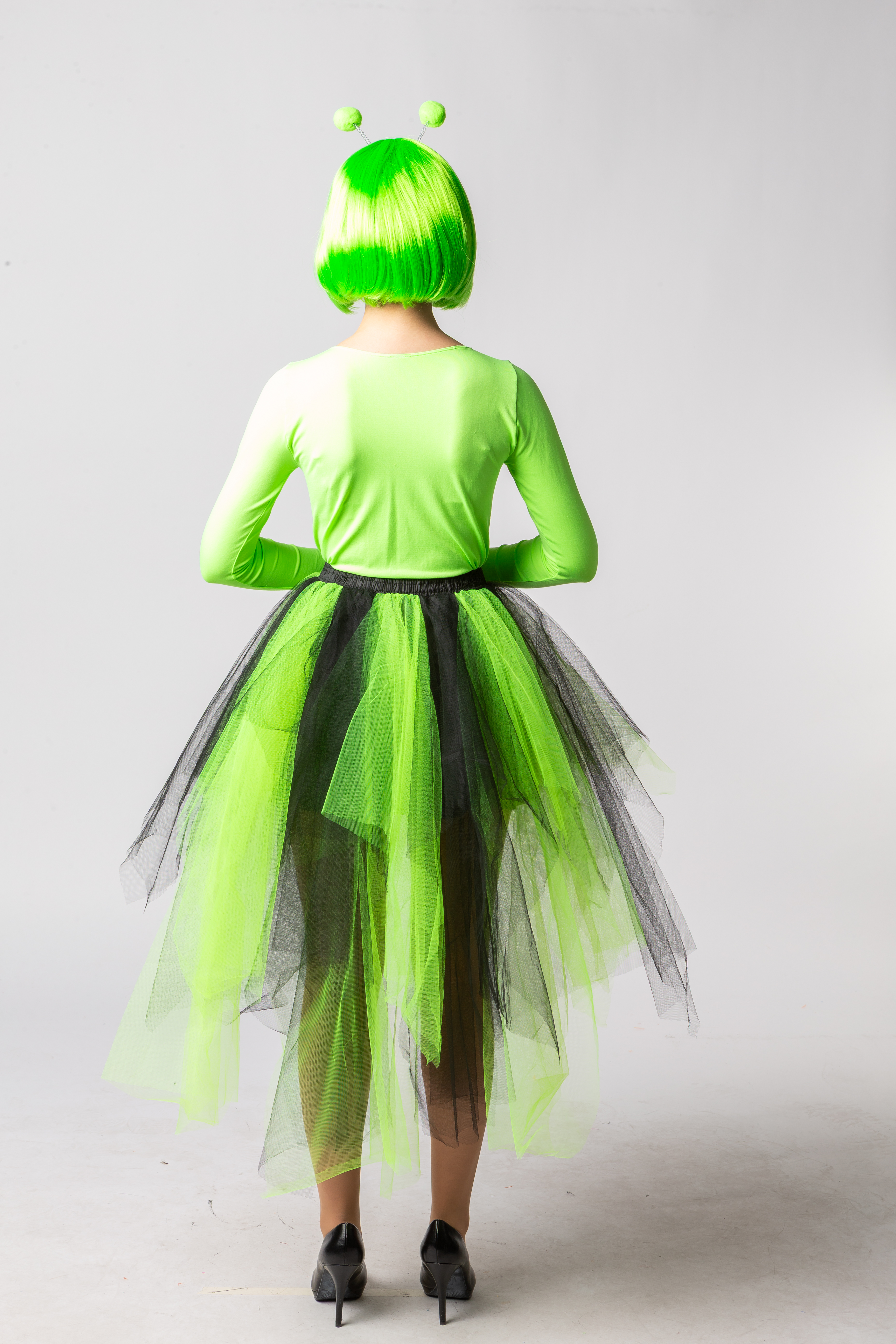 Tutu Vokuhila, green/black
