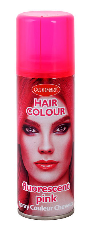 Hairspray coloured, neon pink