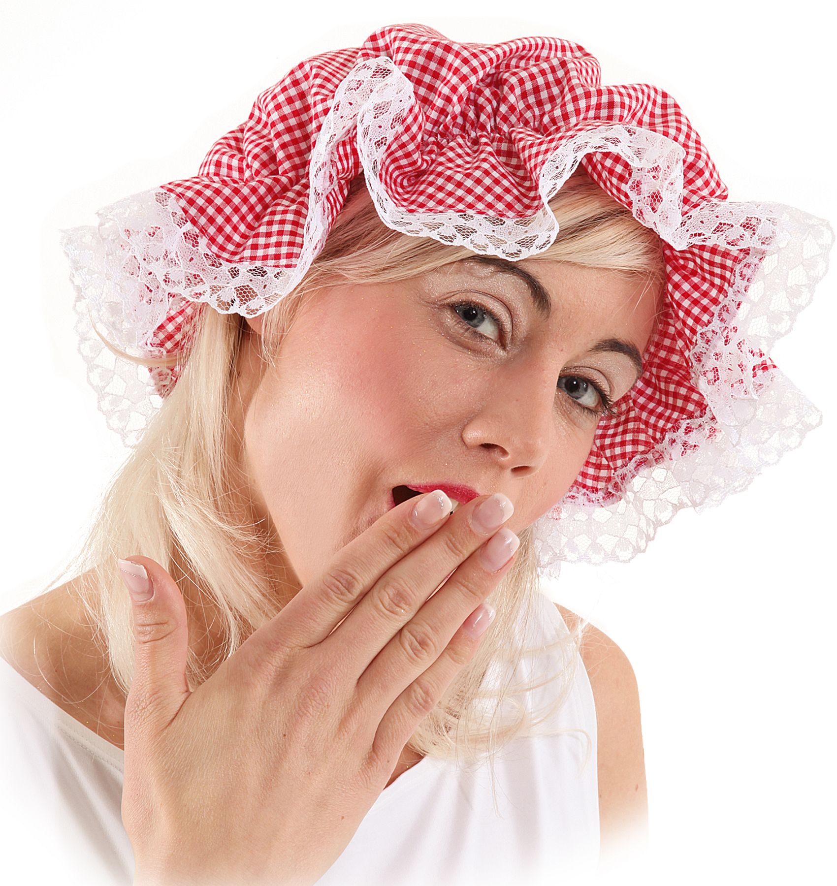 Bonnet de nuit, blanc