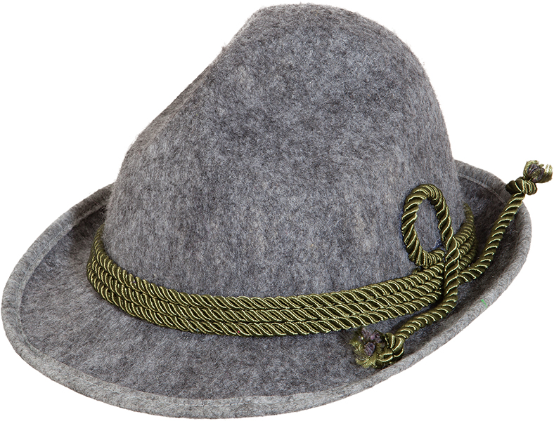 Hat bavarian style, grey-green