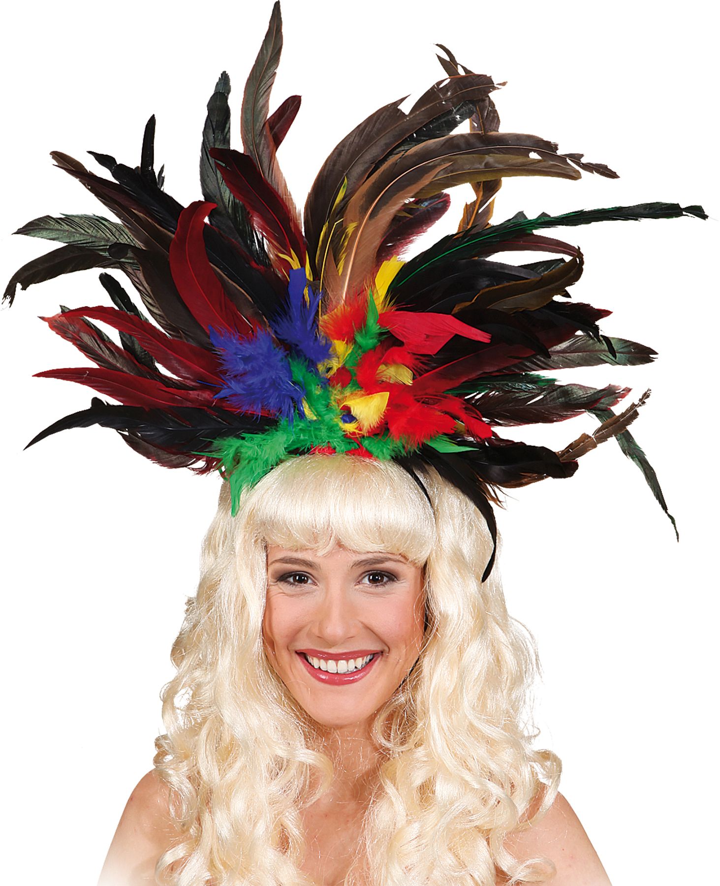 Samba feather decoration, colored
