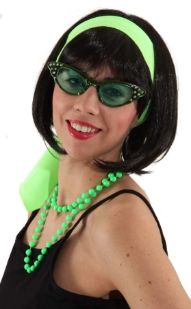 "Glasses ""diva"", green"