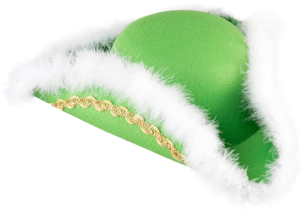 Sparkl hat green with golden trim 