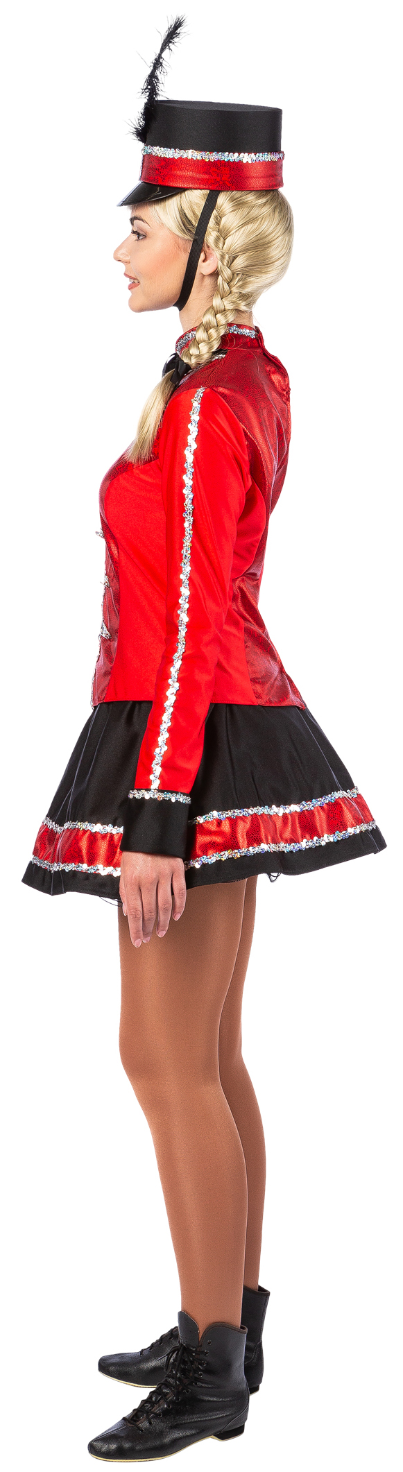 Sparkly costume "Melody", black-red