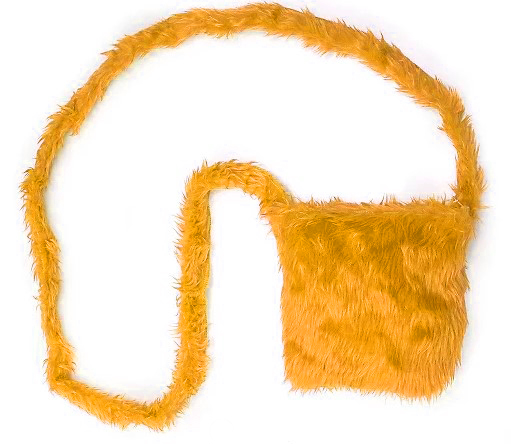 Plush bag, orange