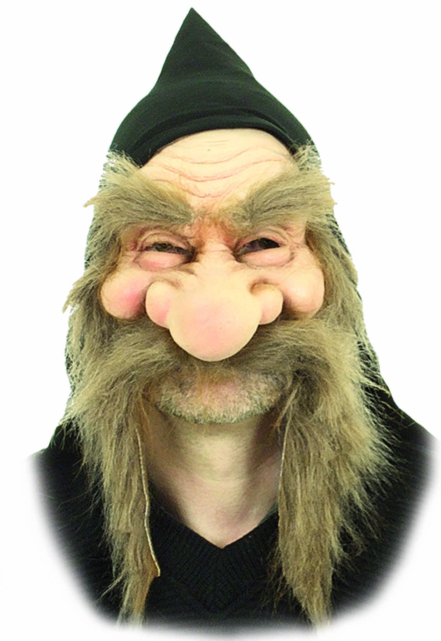 Halbmaske Gnom, braun