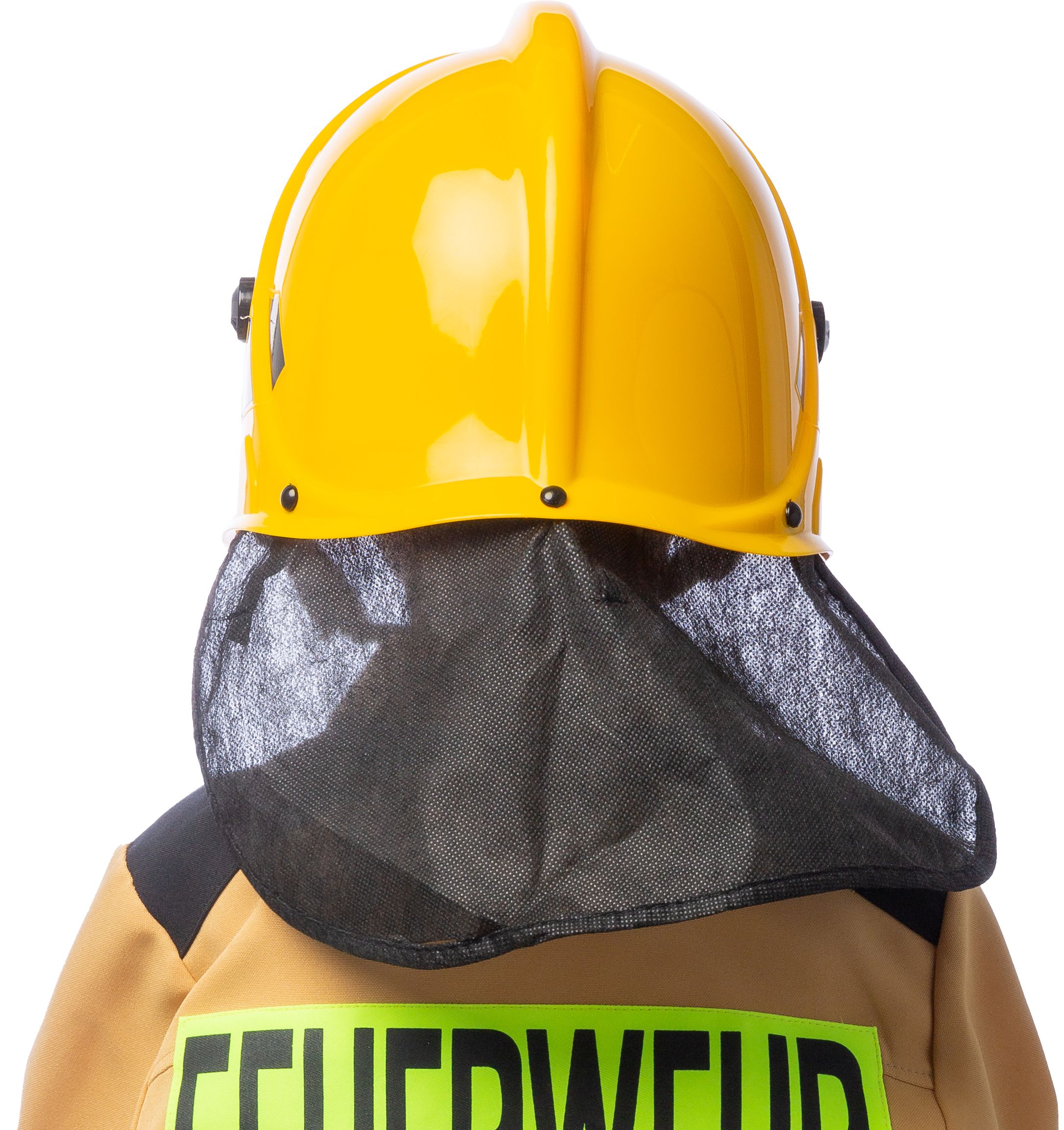 Feuerwehrhelm sportlich, gelb für Kinder und Erwachsene Verstellbar!