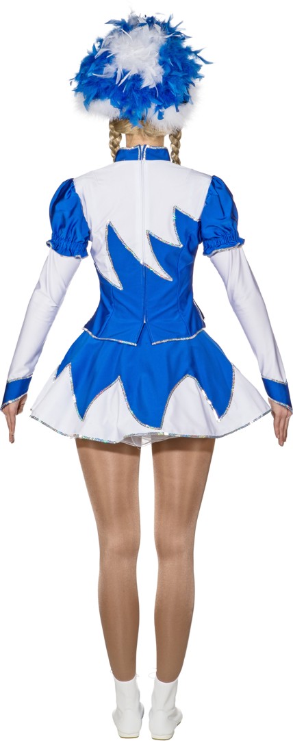 Spark costume blue/white with silver trim